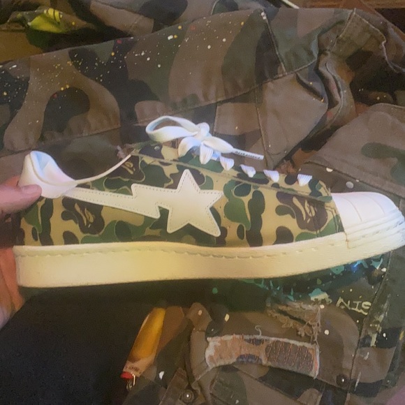 Bape superstars ‘80 bran new. Need gone. Throw prc - Picture 4 of 8